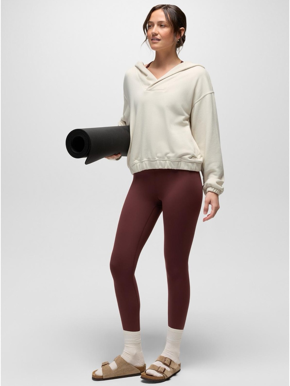 Women's High-Rise Wine Leggings